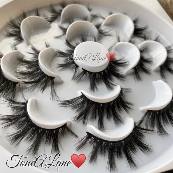 Mink Eyelashes Lashes 5d Eyelashes False Eyelashes - Picture 3 of 3